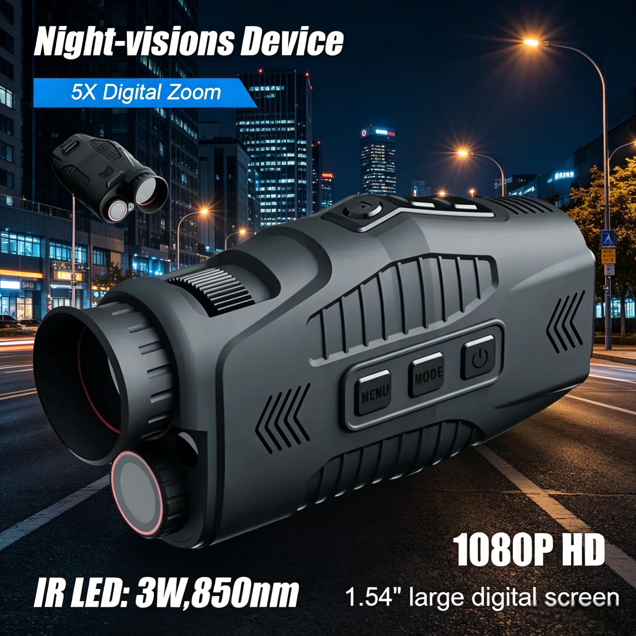 R11 1080P単眼赤外線暗視装置 5倍デジタルズーム 3 - Trail Camera Infrared のレビューと価格