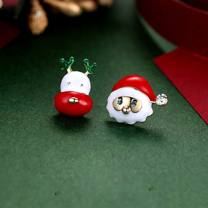 ファッションクリスマスグリーンちょう結びベルペンダントイヤリ - Elk Bugle Call のレビューと価格