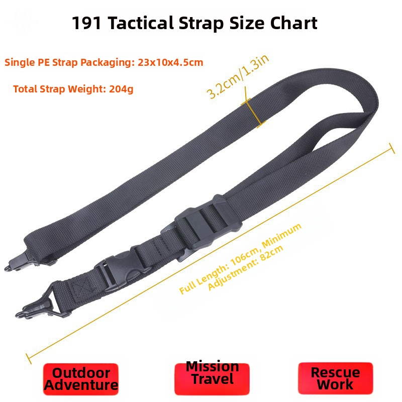 調整可能なナイロン191タクティカルスリング、クイックリリー - Hunting Outdoor Game のレビューと価格